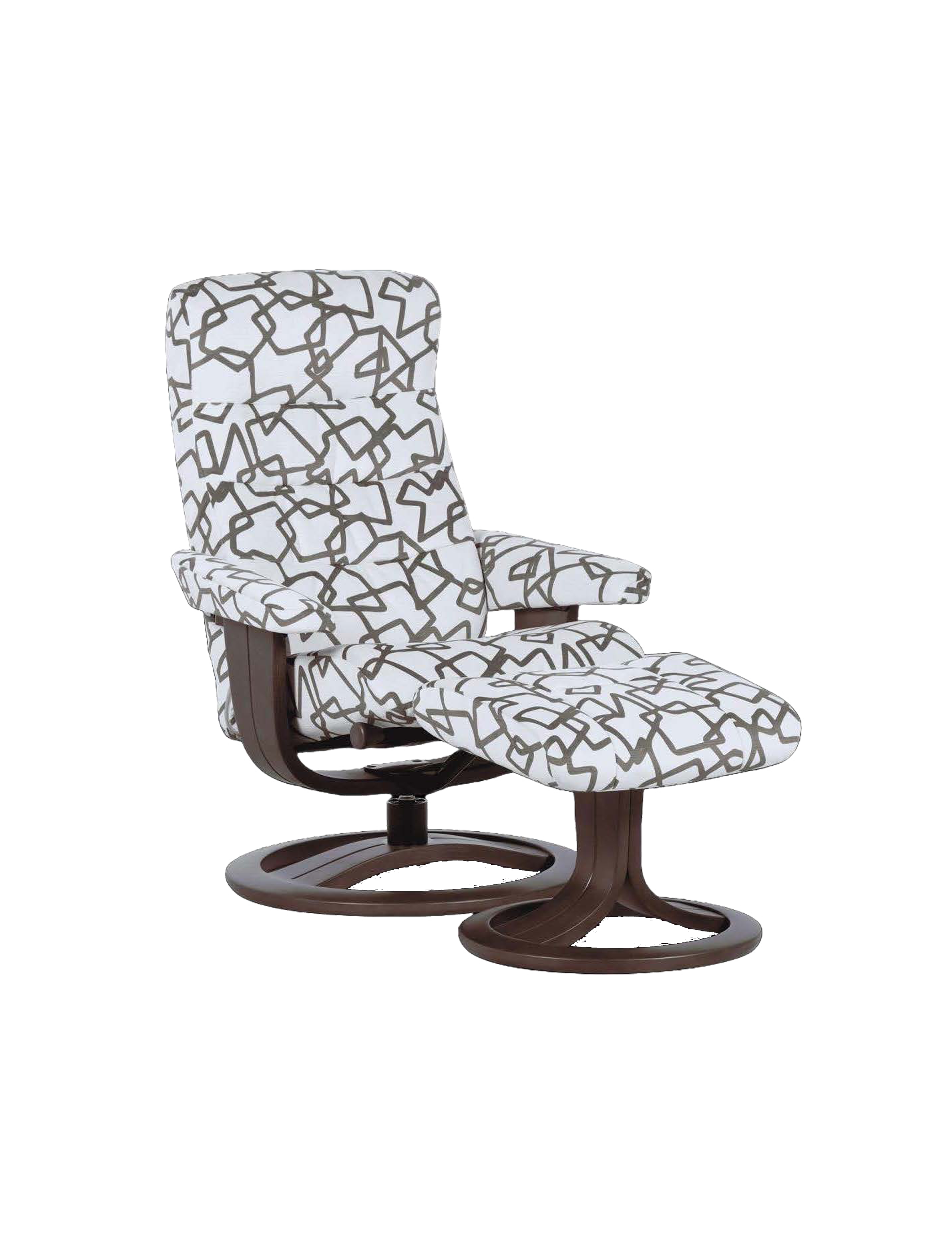 Eliza Medium Recliner Chair & Footstool