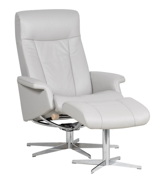 Coco Medium Recliner Chair & Footstool Stock