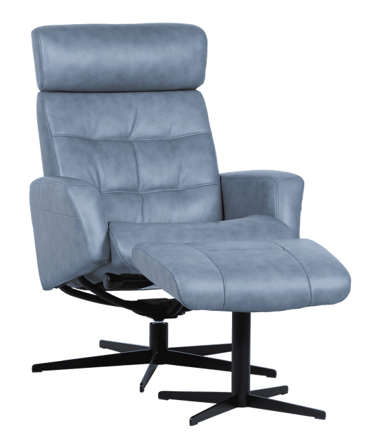 Dido Medium Recliner Chair & Footstool Stock