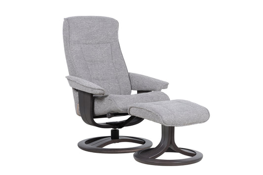 Bella Large Recliner Chair & Footstool Stock