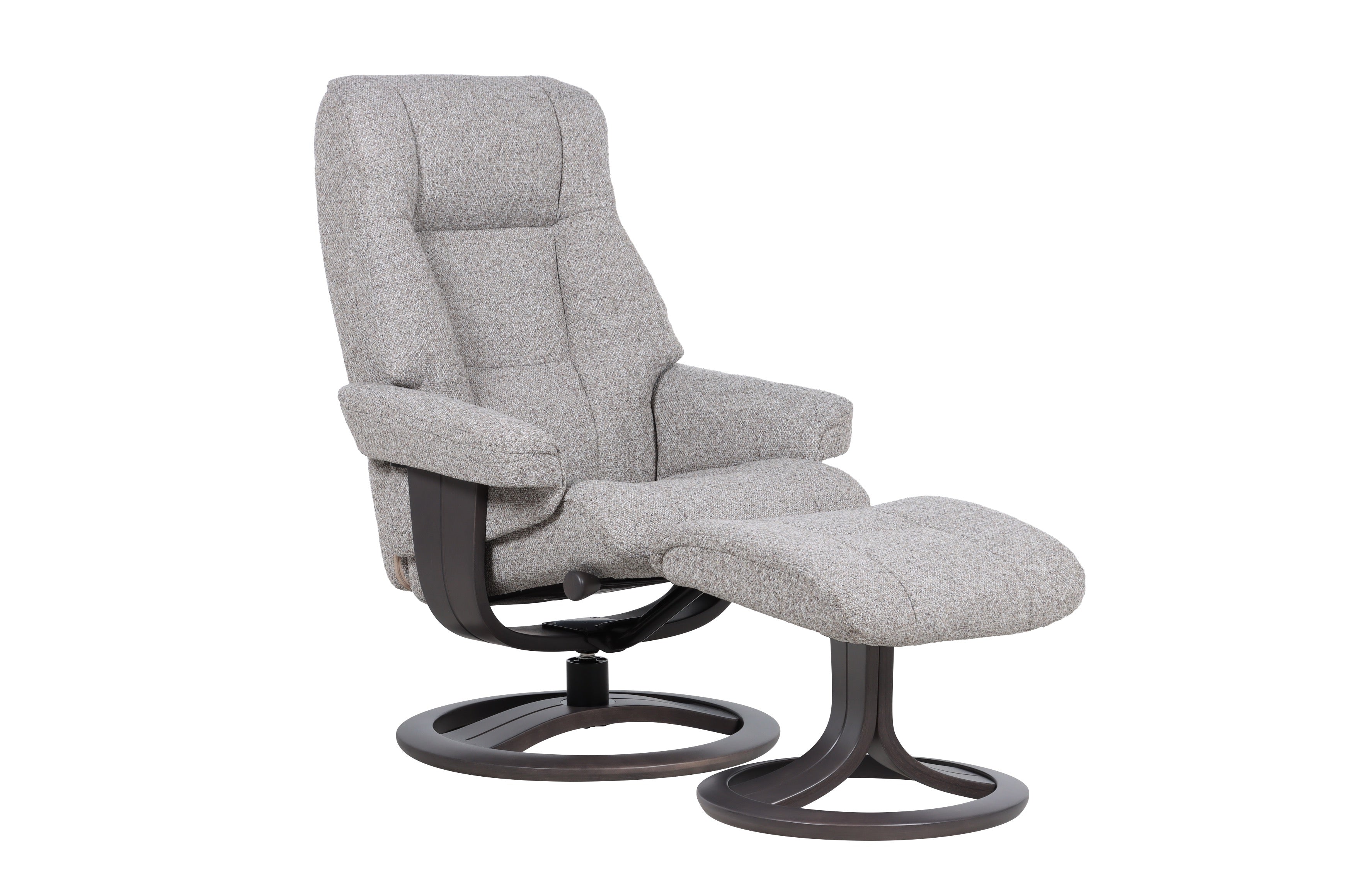 Clara Large Recliner Chair & Footstool Stock