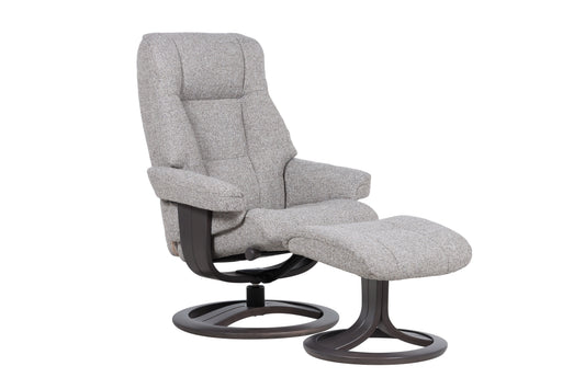 Clara Large Recliner Chair & Footstool Stock
