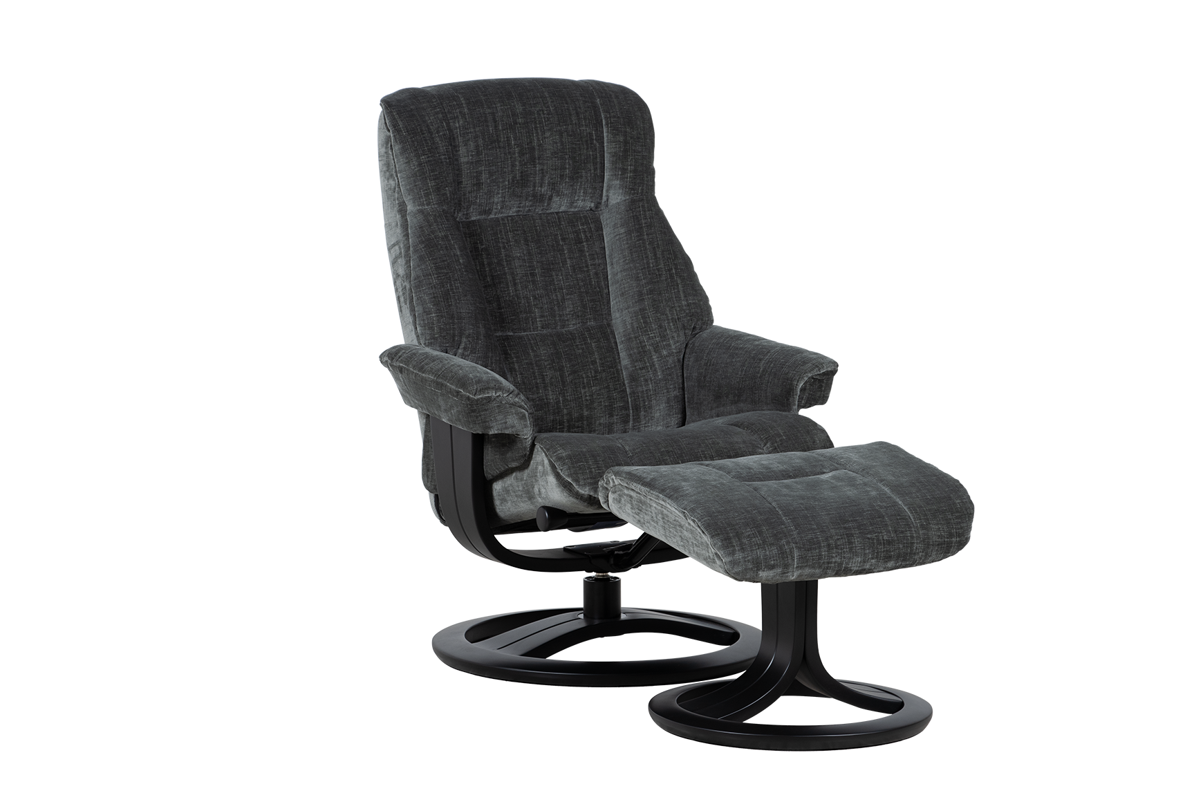 Clara Medium Recliner Chair & Footstool Stock