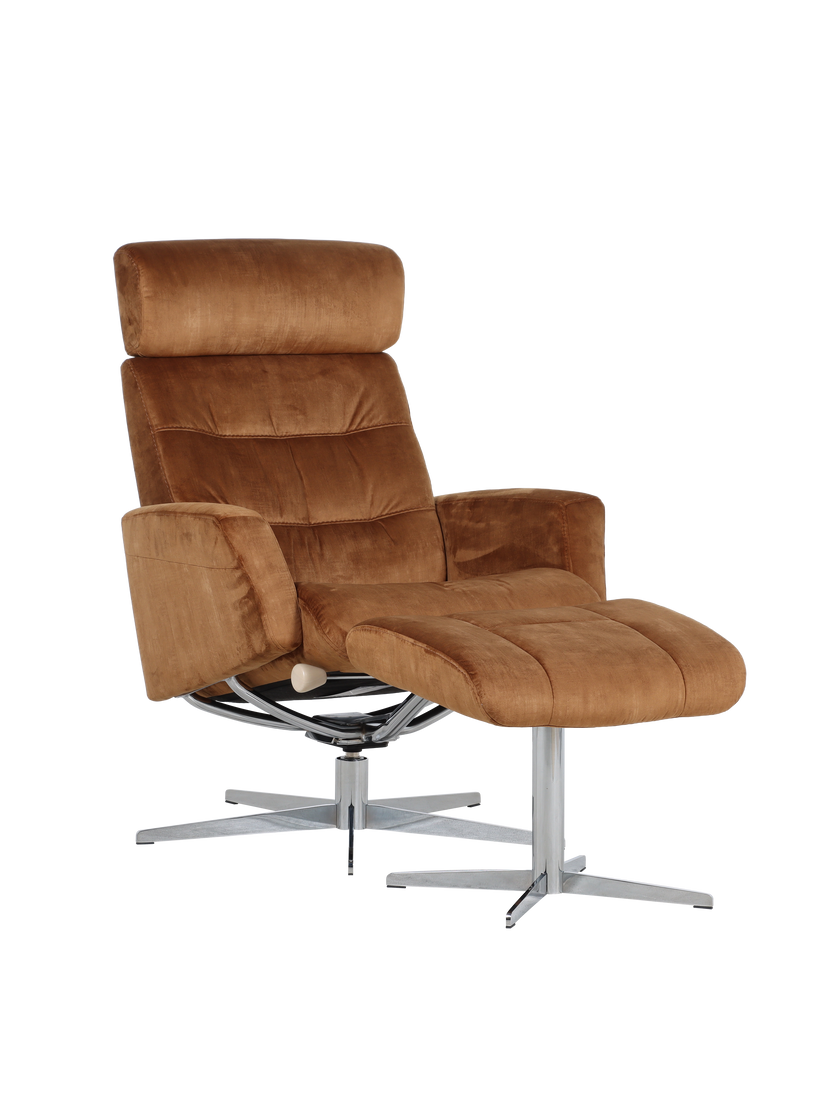 Dido Large Recliner Chair & Footstool