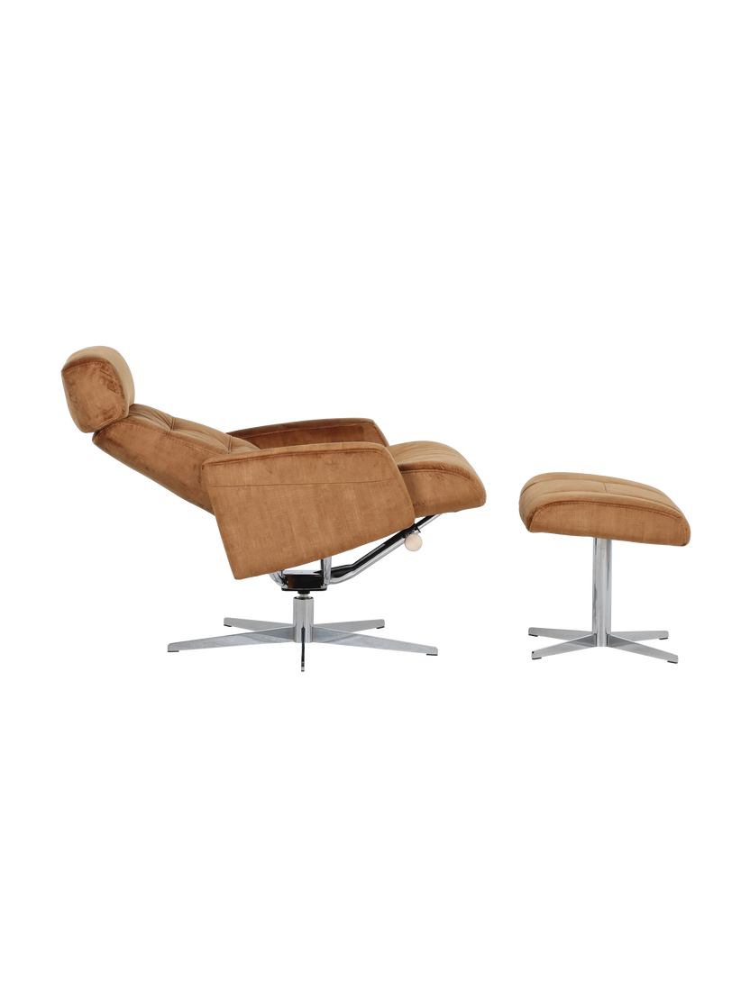 Dido Large Recliner Chair & Footstool