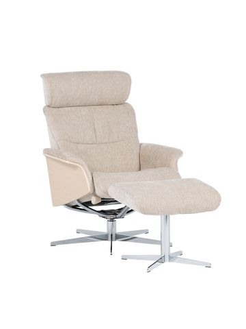 Kylo Large Recliner Chair & Footstool