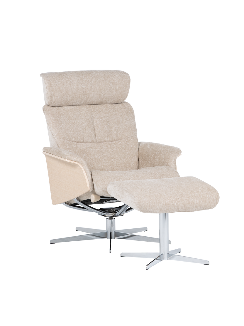 Kylo Medium Recliner Chair & Footstool