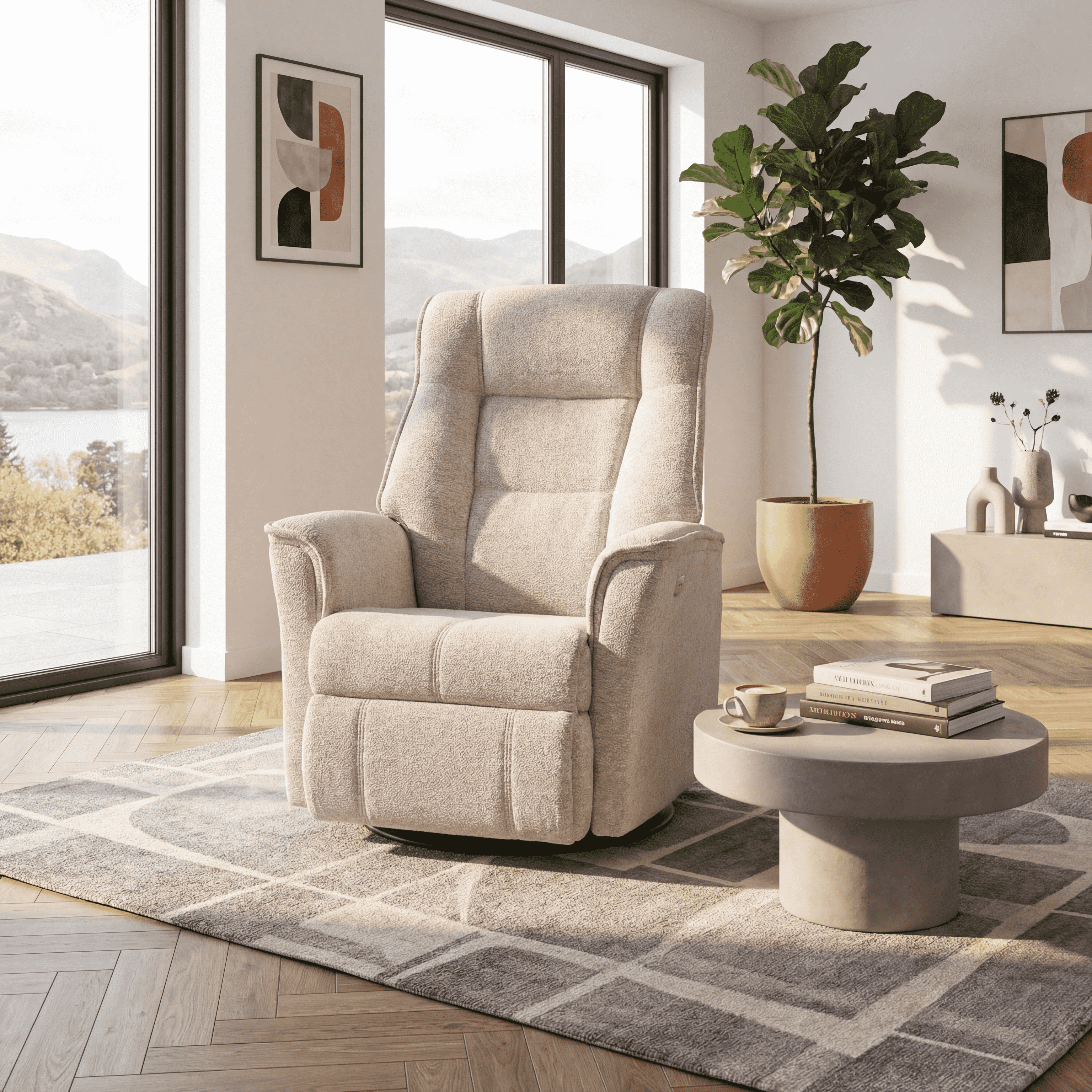 Daisy Large Recliner Chair Stock