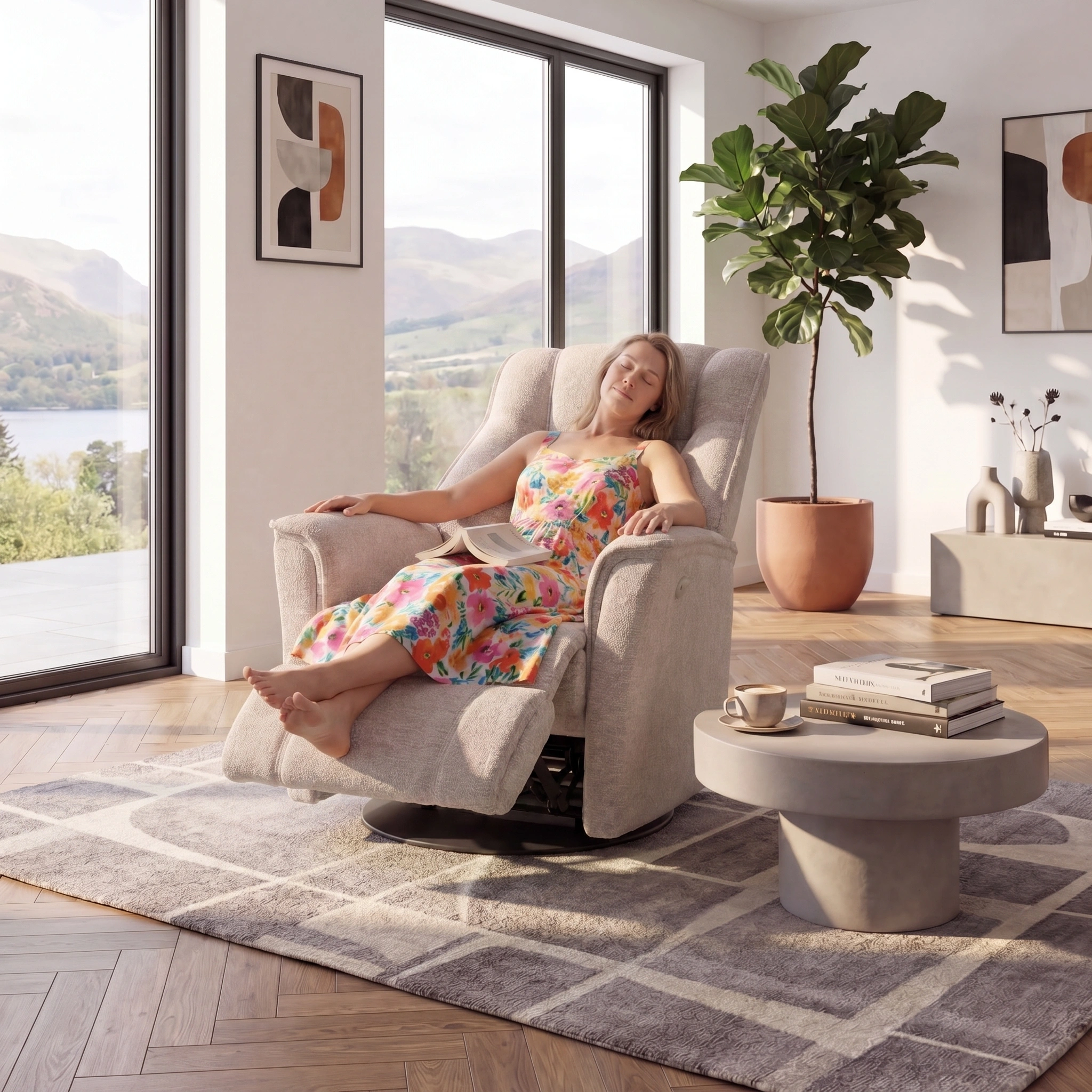 Daisy Large Recliner Chair Stock